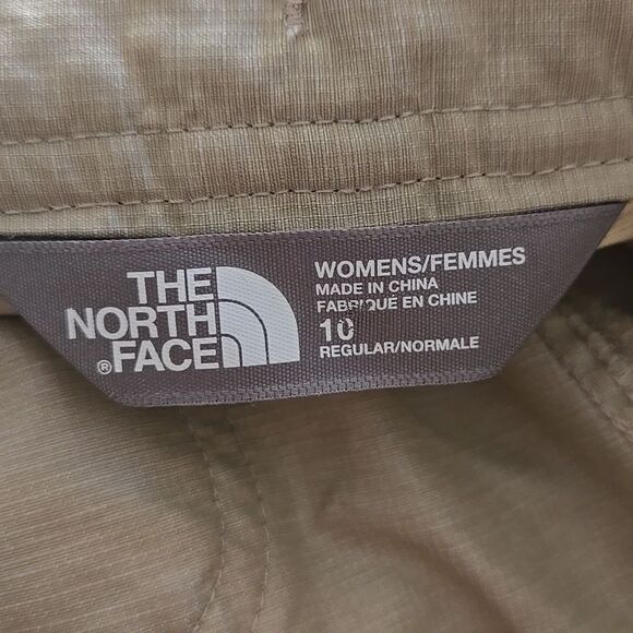 North Face Pants Womens 10 Lightweight Nylon Hiking Outdoor S16 NF00CE4F Khaki - Picture 13 of 16